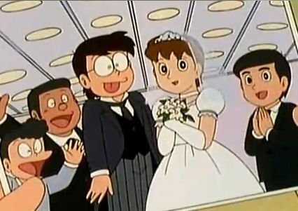 Sampreethere's tweet photo. What if Shizuka gets kidnapped on her wedding day, how would characters from different cartoons will do to save the day?
#cartoonsassemble
#TEAMSAMVF https://t.co/0cNEKCMcnK