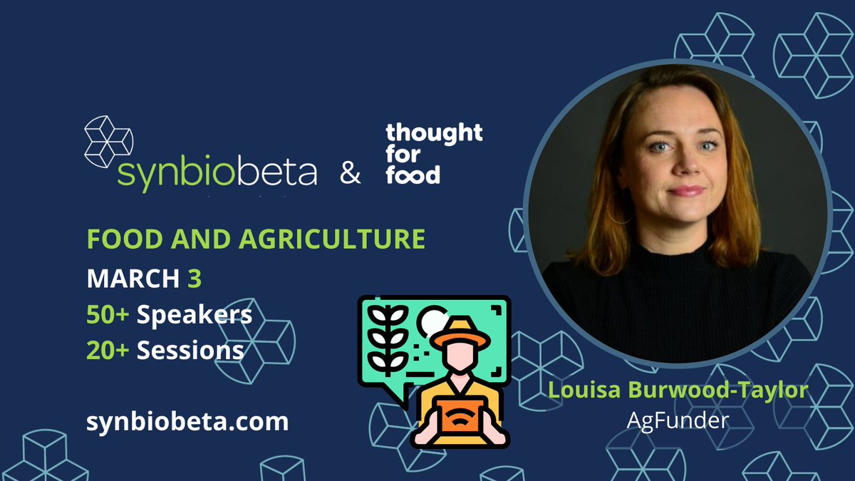 SynBioBeta's tweet photo. We’re bringing together the scientists, entrepreneurs, investors, and organizations working to feed 10 billion by 2050 without destroying our planet. Discover the latest #biotech trends in food and agriculture: https://t.co/QYNS1opX55 #synbiobetafood @AgFunder @iamlbt https://t.co/biwxY7QVvz