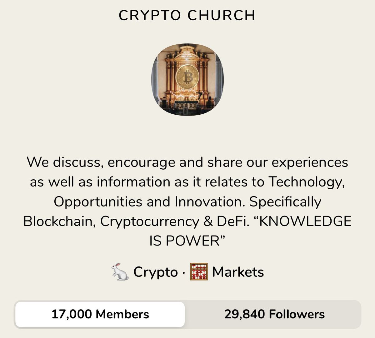 Crypto Church (@cryptochurchtec) / Posts / X