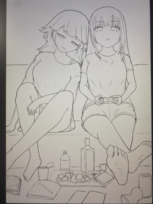進捗です。
まだ物体の遠近感狂ってる。そろそろパースの練習もしたいところ。 