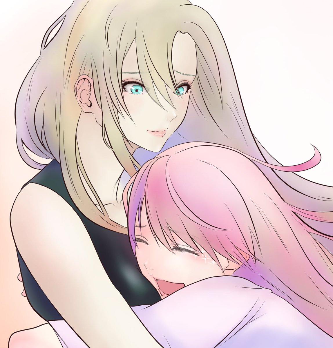 淡い系の絵はむずかしーーや 