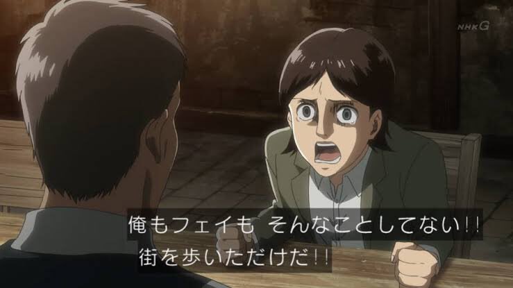 Sou そ ちゃん ガビ論破されてたけど カヤの言うこと進撃の本質だよなぁ グリシャも似たようなこと言ってたけど 何もしてないのに悪魔呼ばわりされてるもんなぁ 進撃の巨人finalseason Shingeki 進撃の 巨人