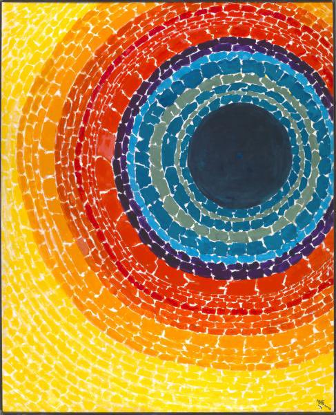 versoemcor's tweet photo. 🎶 Procurei, não encontrei, mas todo amor tem seu lugar / Achei o meu / Só quero me entregar 🎶 (Baixa Essa Guarda - Grupo Revelação)
🎨 The Eclipse (Alma Thomas, 1970)
#smithsonian #almathomas https://t.co/MVHov7vTR2