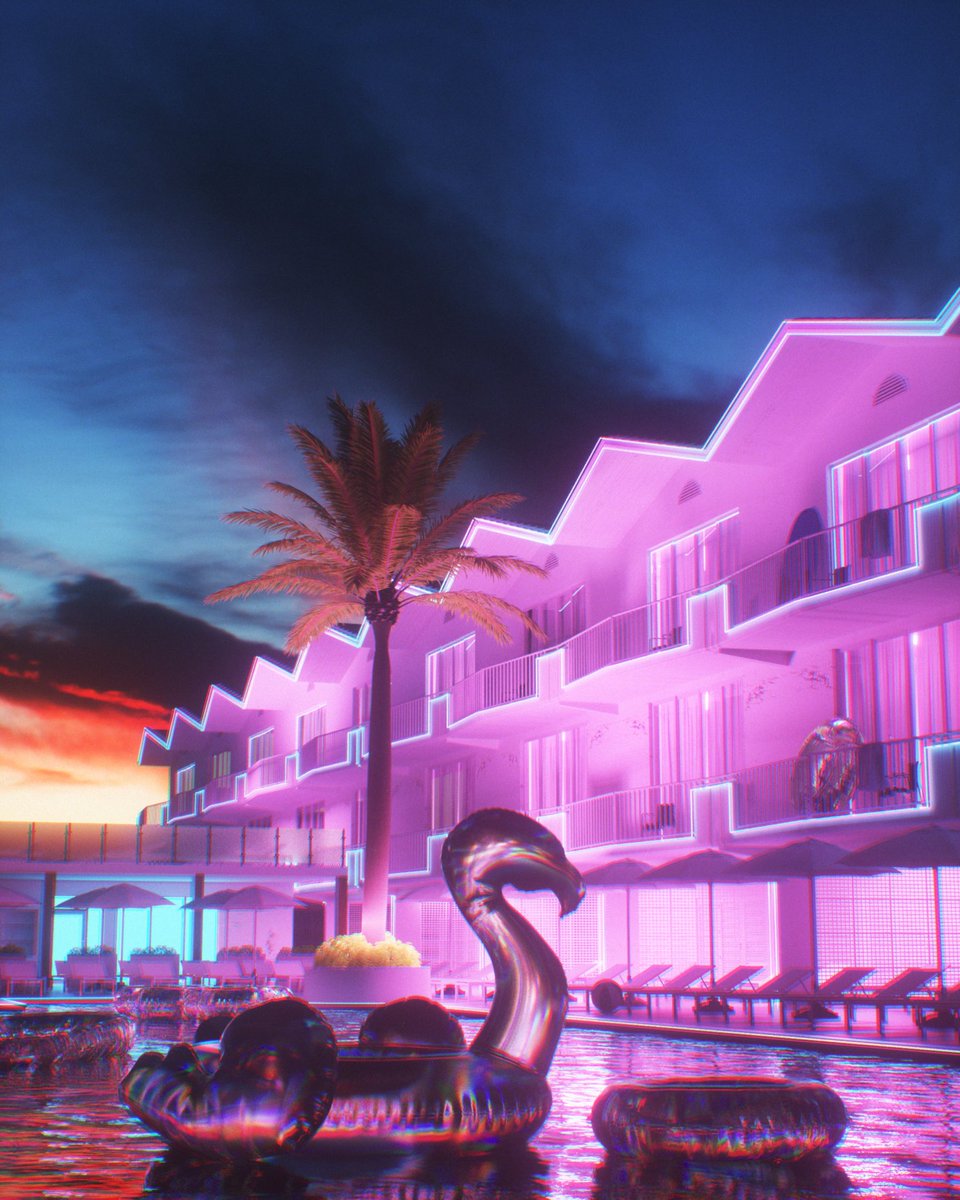 RabbiitHoleEth's tweet photo. Flamingo Life
.
.
#cinema4d #c4d #maxon #otoy #octanerender #cryptoartist #3d #render #empireoffuture #abstract #scifiart #art #surreal #cryptoart #design #chrome #nftart #polygonartgroup #weeditit #thegraphicspr0ject #vaporwave #mdcommunity #psychedelic #nft #nftcollector https://t.co/sQ0SaGPYrj