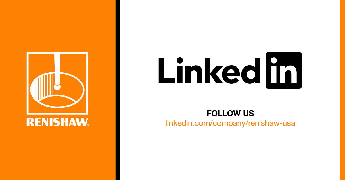 ❗️ Final reminder ❗️ 

Starting in March, this page will no longer actively post news and updates. But no worries, you can stay on top of company news by following the Renishaw USA page on LinkedIn. 

See you there:  bit.ly/39VVUmK