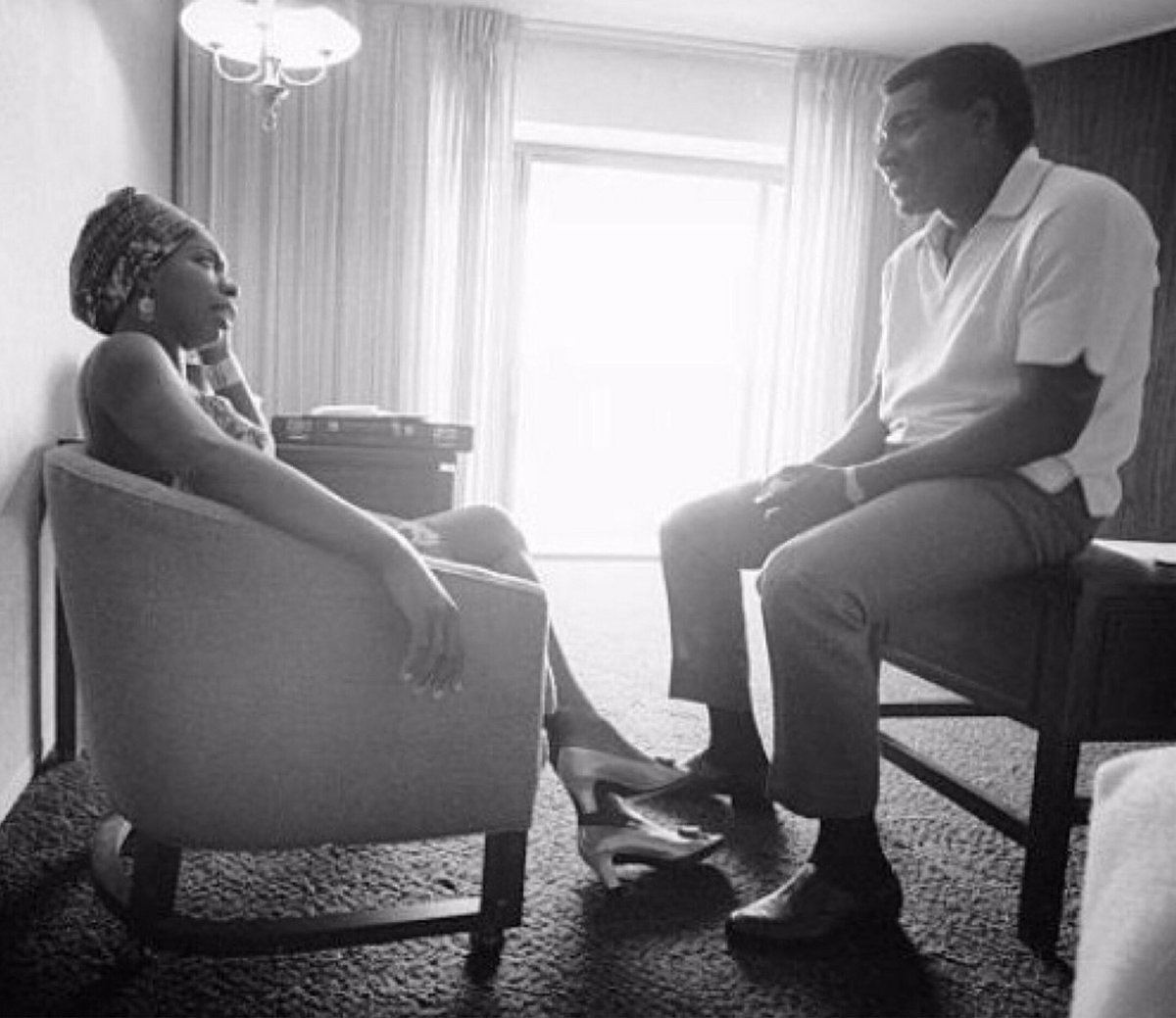 Happy birthday to Nina Simone. I love these two photos of her with Otis in Atlanta, 1967. 