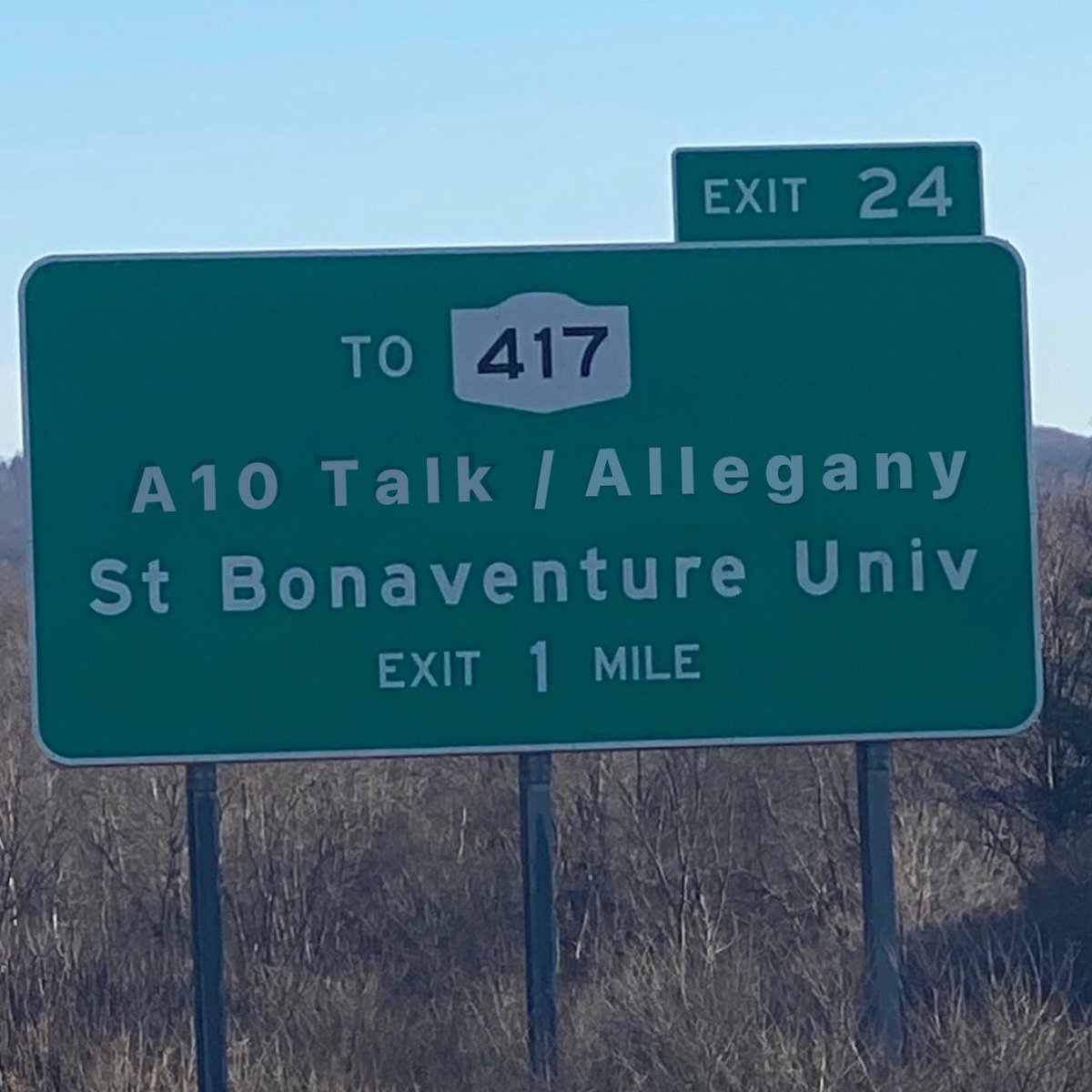 St Bonaventure is NOT in Olean and neither is A10 talk  #LearnAMap #GeographyMatters