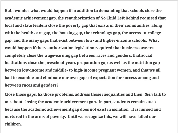KyleneBeers's tweet photo. I said this in my 2009 @ncte Presidential address. It is so, so obvious this idea has remained just that - and idea. https://t.co/ks9fpniOKK