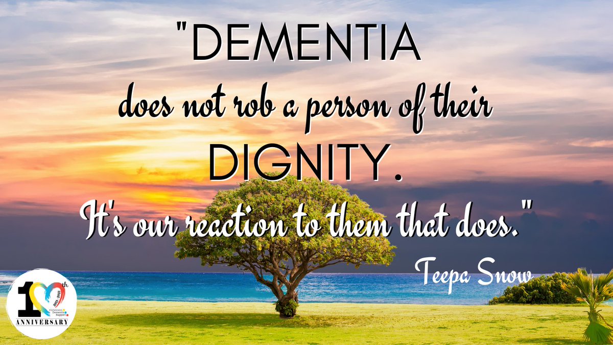 ADSlocalsupport's tweet photo. People with Dementia are still People, and they need your love and attention at any time. WE are here for YOU with thoughtful support and guidance!โ
๐๐โค๏ธโ
#AlzheimersDementiaSupport #MotivationalQuote #MotivationSunday #10YearsOfADS #Dementia #bekind #caregiver #StayPositive https://t.co/btXJM6Ea6Y