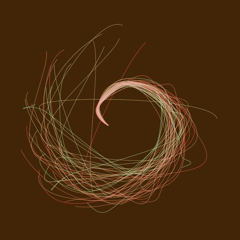 unappliedmath's tweet photo. Frayed Spiral 
#creativecoding #processing #mathart #generativeart #creativecodeart #codeart https://t.co/nFjxNmsyYP