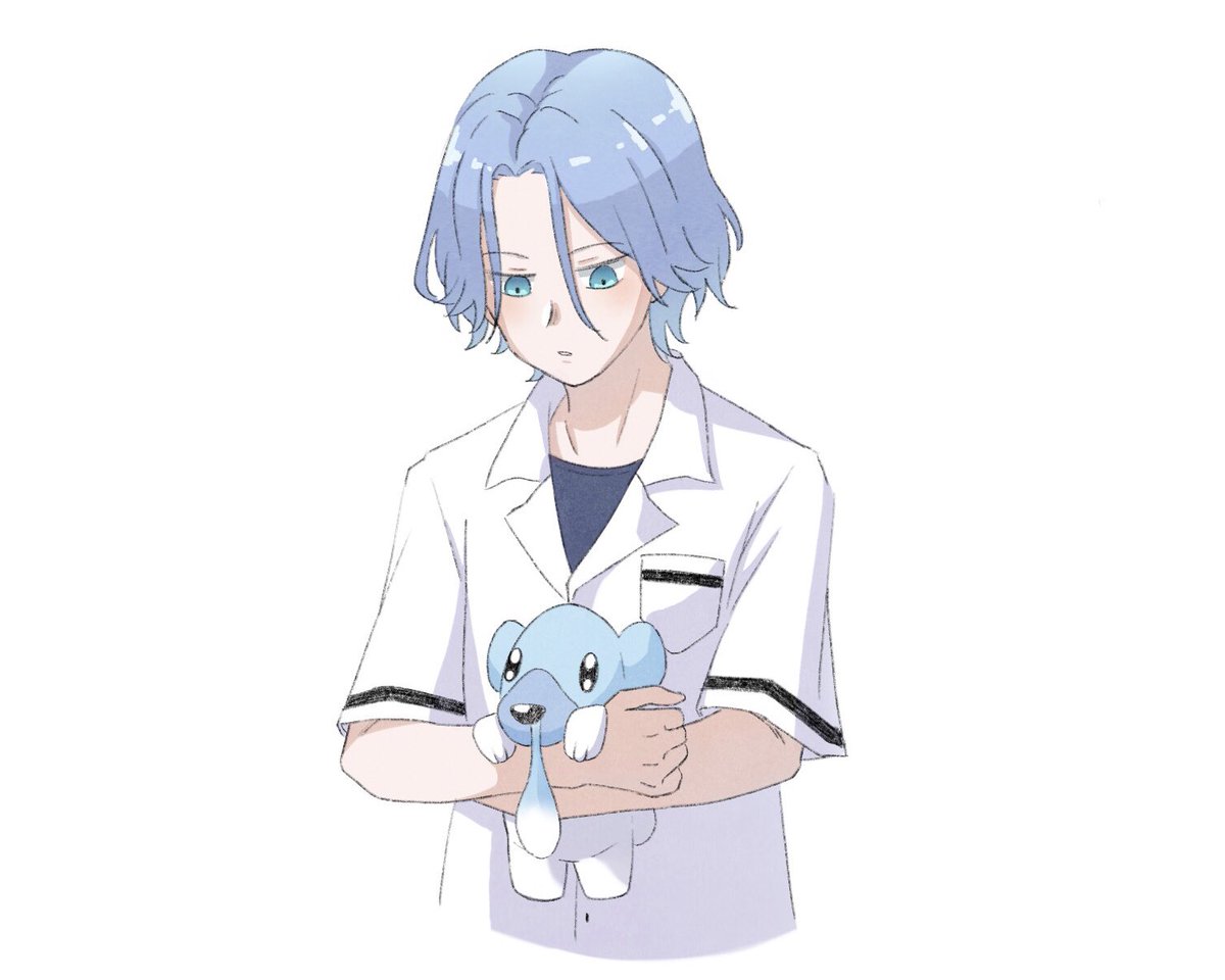 コジロウ(ポケモン) 「if langa had a pokemon i think he'd prob」|bibi 🦭 ia for examsのイラスト