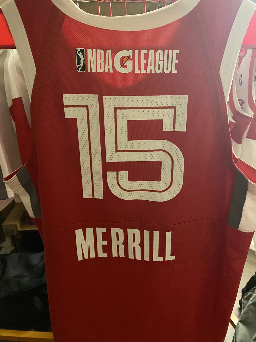 As promised! We thought a game-worn <a href="/smerrill05/">Sam Merrill</a> jersey would be even better for your son.