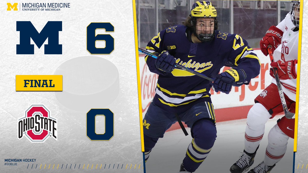 UMichAthletics's tweet image. We selected a random trio of games to see how the weekend went 😂 #GoBlue 〽️