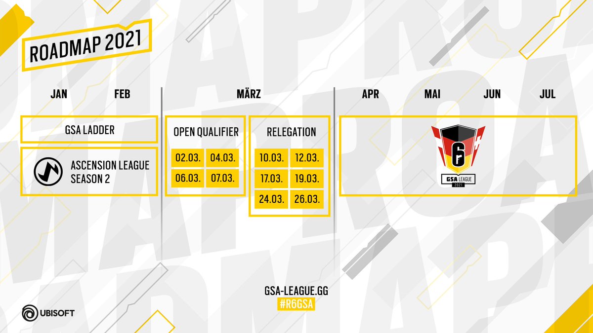 Rainbow Six Esports De On Twitter In Einer Woche Geht Es Los Mit Den R6gsa Open Qualifiern Hier Seht Ihr Alle Termine Die Anstehen Auf Einen Blick Die Termine Der Relegation Haben