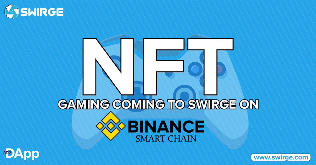 Huddlz - $HUDL (@huddlztoken) on Twitter photo NFT Gaming coming to Swirge 🔥
🚀 Decentralized gaming on the #BinanceSmartChain
Public beta testing coming soon. With a DAO governance structure for the #SWG ( $SWGb on #BSC ) Community token #HODLer
↪️ Stay tuned via Telegram; t.me/swirgepay
<a href="/BinanceChain/">Binance Chain</a> NFT Gaming coming to Swirge 🔥
🚀 Decentralized gaming on the #BinanceSmartChain
Public beta testing coming soon. With a DAO governance structure for the #SWG ( $SWGb on #BSC ) Community token #HODLer
↪️ Stay tuned via Telegram; t.me/swirgepay
<a href="/BinanceChain/">Binance Chain</a>