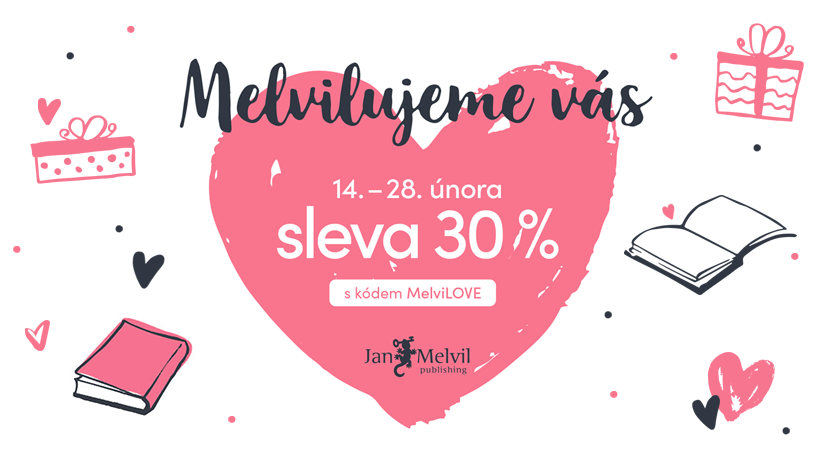 janmelvil's tweet photo. 💟 Akce stále probíhá. Kupon MelviLOVE vám zlevní o 30 % e-knihu, audioknihu i papírovou knihu. Sdílejte!
https://t.co/vaON4ObYtV https://t.co/Gy1R7h63tb