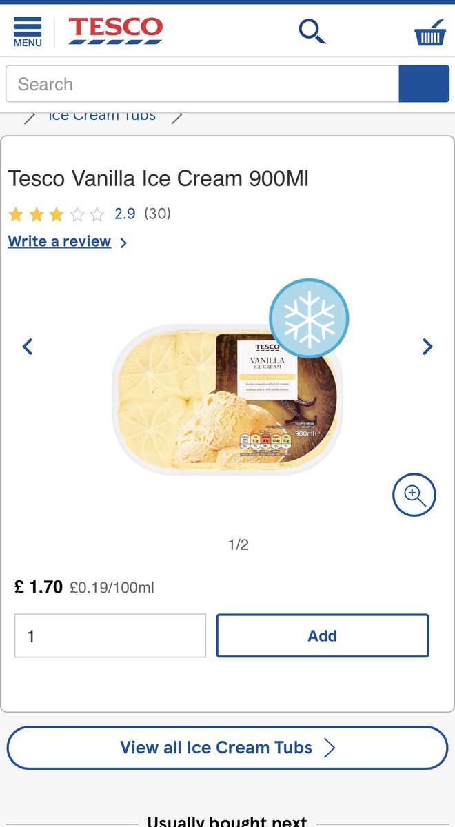 Loved_By_Steph's tweet photo. @Tesco Thanks Ben, this is the one my husband bought. https://t.co/lJOFV0FbWX