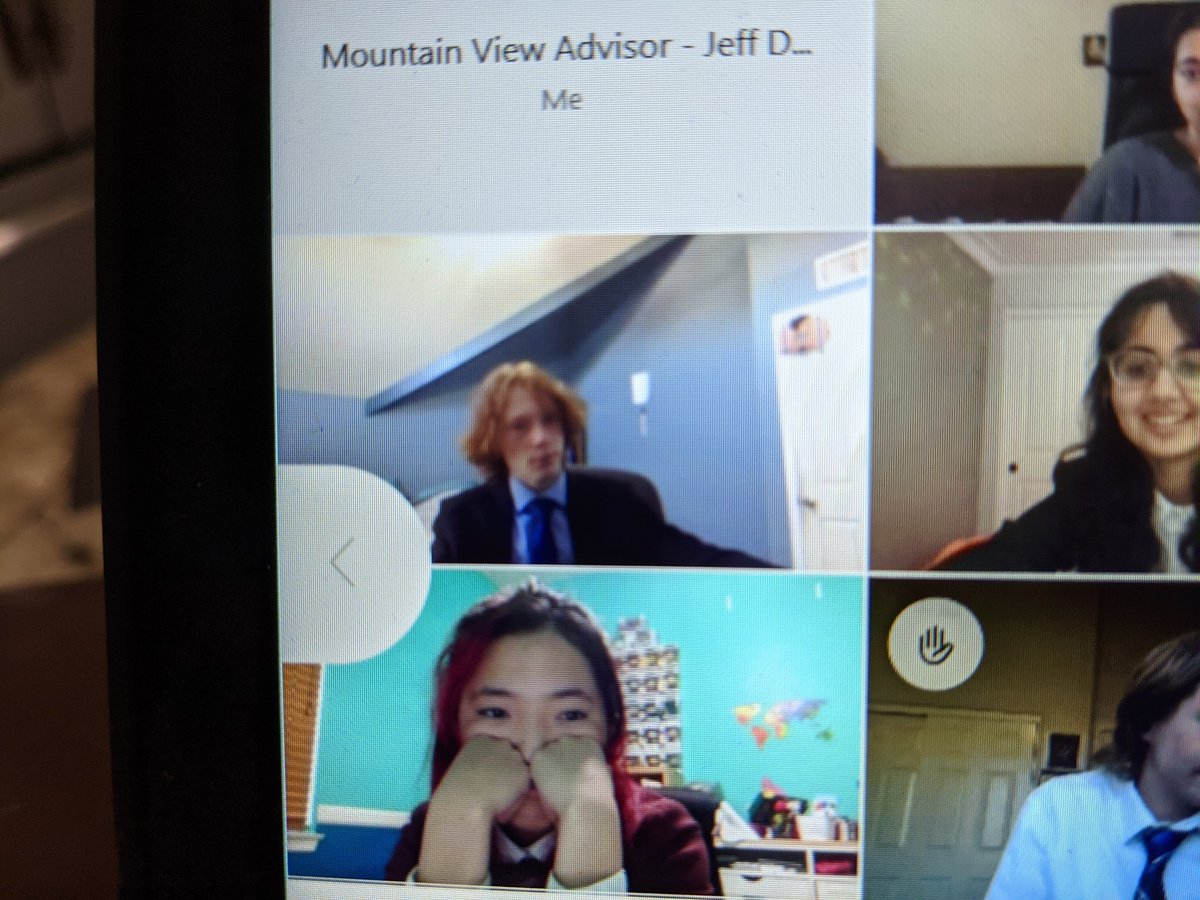 mvtmun's tweet photo. Mountain View Model UN finished the virtual @MCCMUN Conference yesterday, and finished in 2nd place for the Best School in Conference award, breaking a streak of 15 consecutive victories in that category. Congratulations to Hamilton High School for a well-deserved win! https://t.co/Fv0mrgQDNP