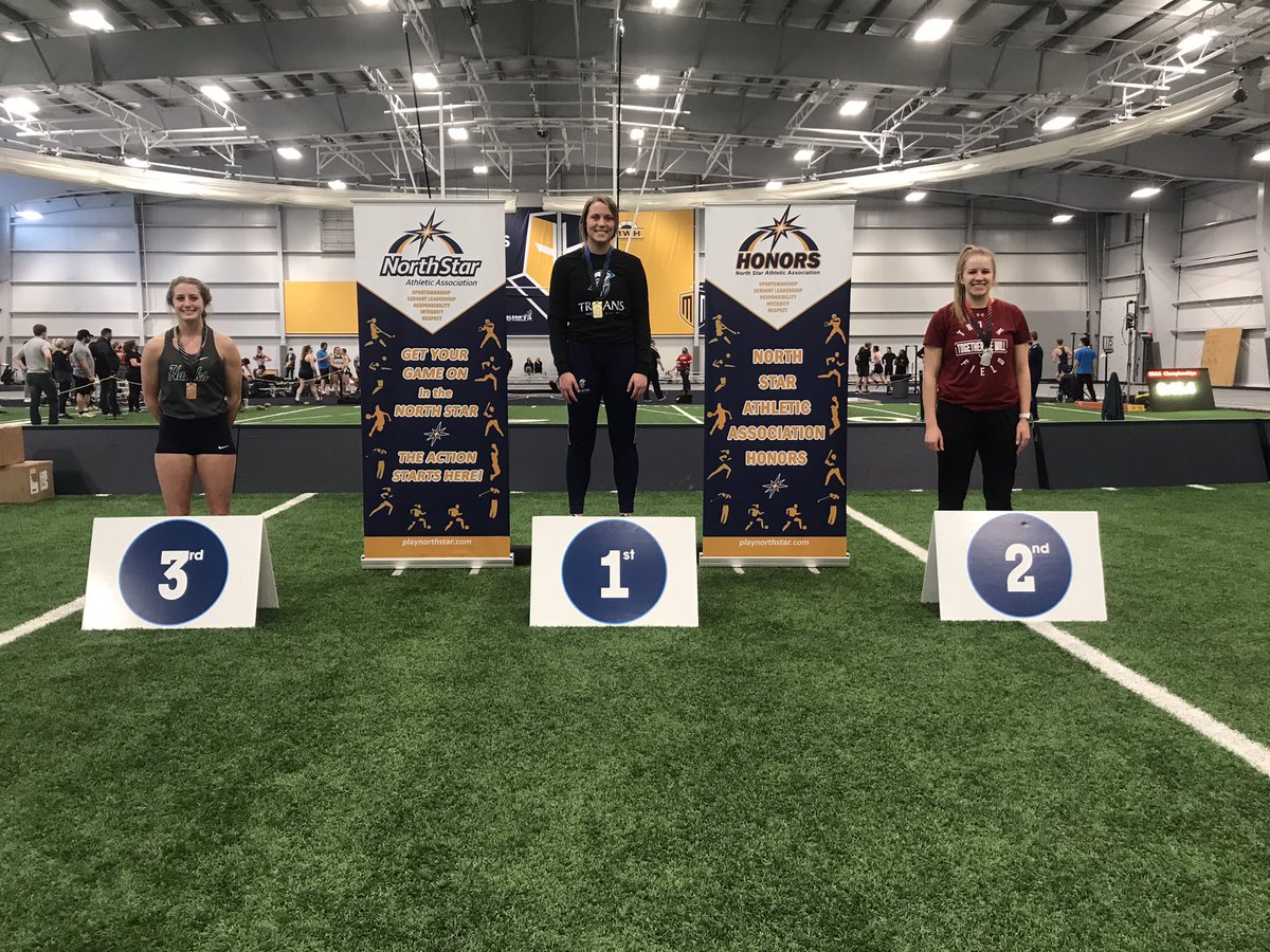 2021 NSAA Indoor Women’s High Jump - Matucha (Dakota State) - 1.50 meters (4 feet, 11.25 inches)