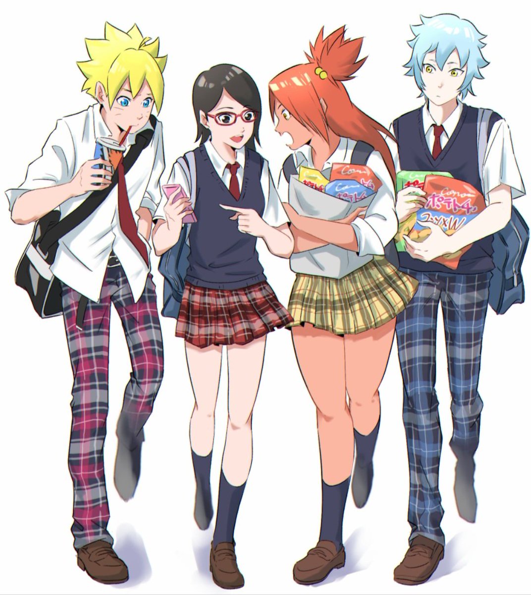 THIS IS INCREDIBLE #BORUTO #sarada #mitsuki #chocho #borusara.