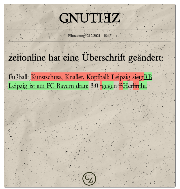 https://t.co/AfnEw58Xjo
zeitonline hat eine Headline geändert.
Fußball: RB Leipzig ist am FC Bayern dran: 3:0 gegen Hertha
Distanz: 59
Alle Änderungen auf https://t.co/f09c6MY4Nw https://t.co/P5hpPAkiuR