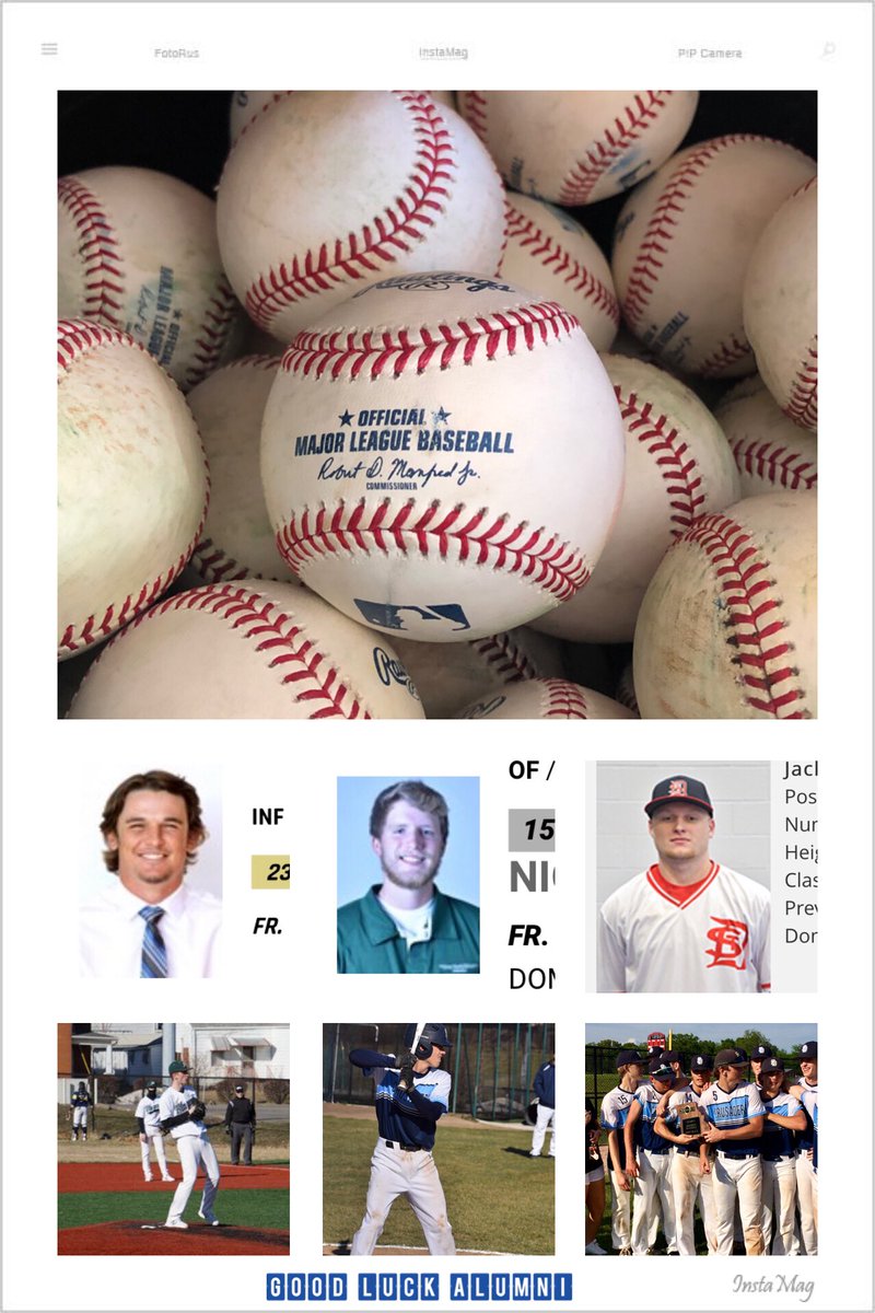 coachgroaning's tweet photo. A big S/O to @CSchlenke recent grads who opened up their college baseball seasons this week. Especially:

Ryan Foley @JohnWood_bases 
Jack Niggemeier @WilliamWoodsU 
Matt Hanson @LULIONSBASEBALL 
Kyle Fowler @MissouriSandT 
Jackson Dearing @DSCCBaseball 

Best of luck to all! ⚾️ https://t.co/usTH5pdFJC