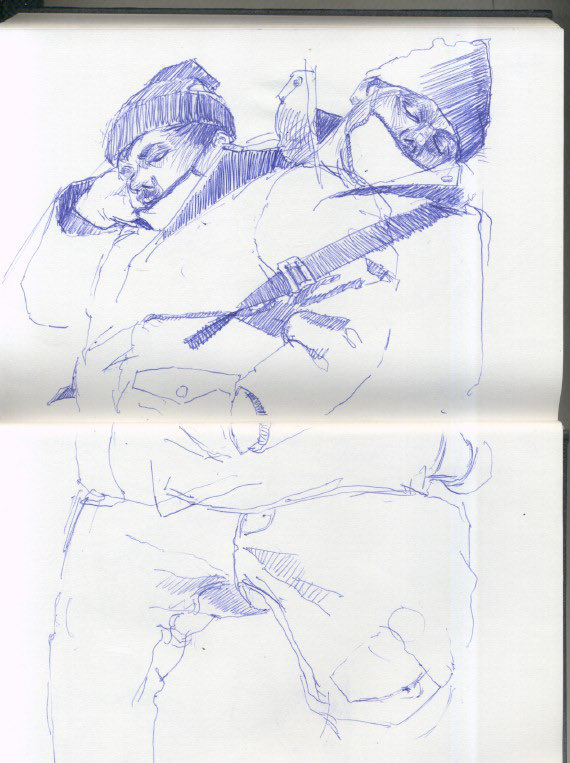 The #subwaysketching