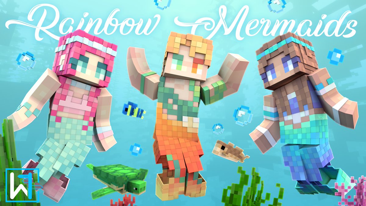 It's time to explore the murky depths with these magical mermaid skins!

Grab them on the #Minecraft Marketplace!

l8r.it/SwRK⁠

#minecraftpe #minecraftpc #minecraftart #gamerforlife #discord #crafting #build #pve #minecraftdaily #minecrafters #minecraftersonly