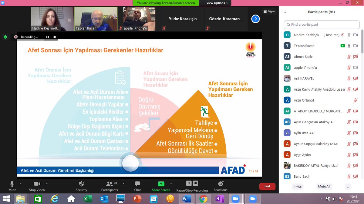 📢 1000 okul projesi kapsamında üç okulumuza (Bamtal , Nükhet Ercan , Kartaltepe Mtal) afad eğitim merkezi tarafından afet farkındalık eğitimi verildi
<a href="/tcmeb/">Millî Eğitim Bakanlığı</a> 
<a href="/memleventyazici/">Levent Yazıcı</a> 
<a href="/istanbulilmem/">İstanbul İl Millî Eğitim Müdürlüğü</a> 
<a href="/ErsahinMustafa/">Mustafa Erşahin</a> 
@serkangur_ist 
<a href="/Adem_Duzgun52/">Adem DÜZGÜN</a>