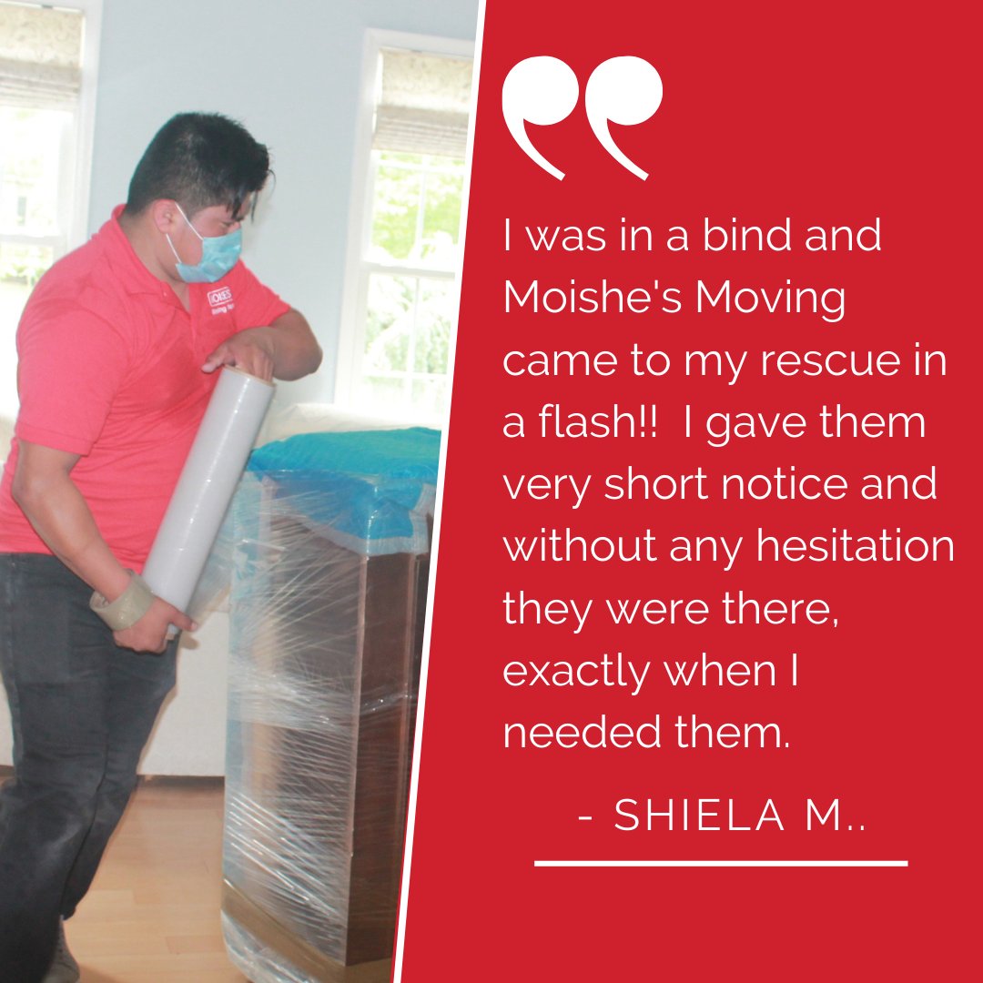 MoishesMoving's tweet photo. Thanks for trusting us with your move! We are glad we could help.
#moving #jerseycitymovers #movers #njmoving #njmovers #moishesmoving #testimonial #review #fivestarmovers https://t.co/fT0EZj6WVi