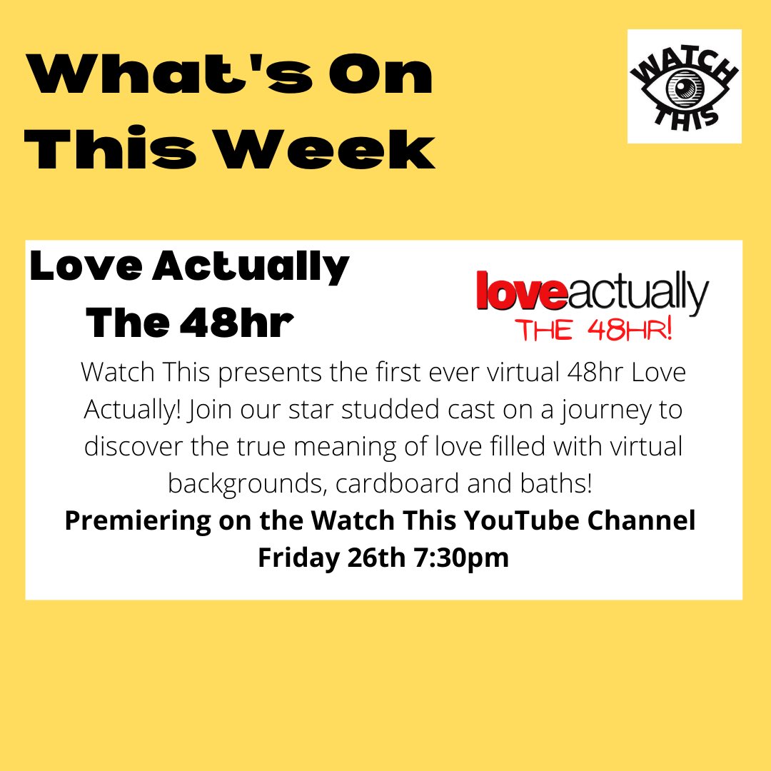 WatchThisBham's tweet image. This week we’ve got improv 4-6, Next Stage auditions and the premiere of Love Actually the 48hr! #theatre #improv #uob #guildofstudents #students 🎭❤️🎥