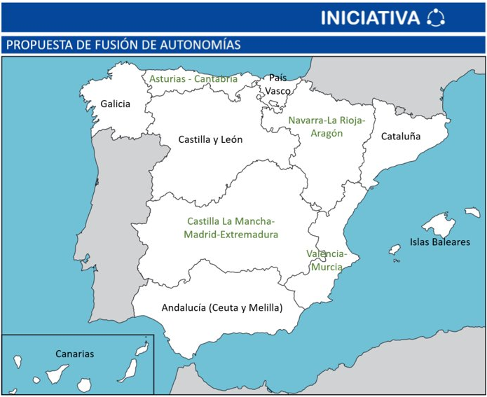 Mapa De Espana Regiones Alguien Ha Planteado Un Nuevo Mapa Territorial Para España. Y Ha Logrado  Enfadar A Todo El Mundo