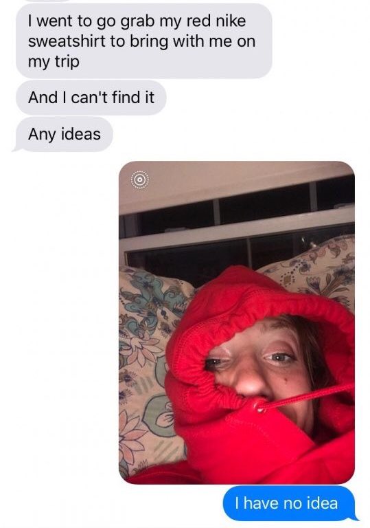 Stealing Boyfriend's Clothes Meme