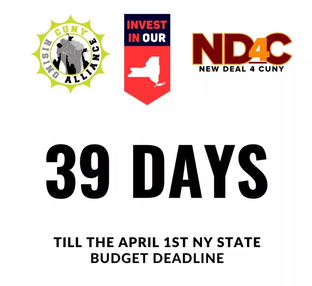 Post your support for a #NewDealforCUNY on social media! Tag yourself as a #cunyalum #cunyparent #CUNYstudent  #PSCCUNYmember #CUNYformerstudent #CUNYfamily #CUNYally #CUNYRisingAlliance #DC37worker #CUNYworker nysenate.gov/legislation/bi…