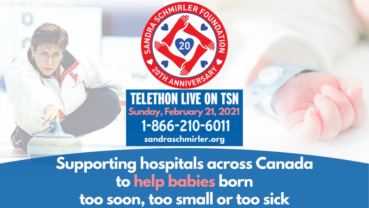 Hey <a href="/gerrydee/">Gerry Dee</a> Can we get another RT this year? More and more babies are born premature or critically ill. <a href="/SandraSchmirler/">Sandra Schmirler Foundation</a> Foundation Telethon is TODAY on TSN. Funds help purchase life-saving equipment for those babies. sandraschmirler.org or 866-210-6011 to donate.