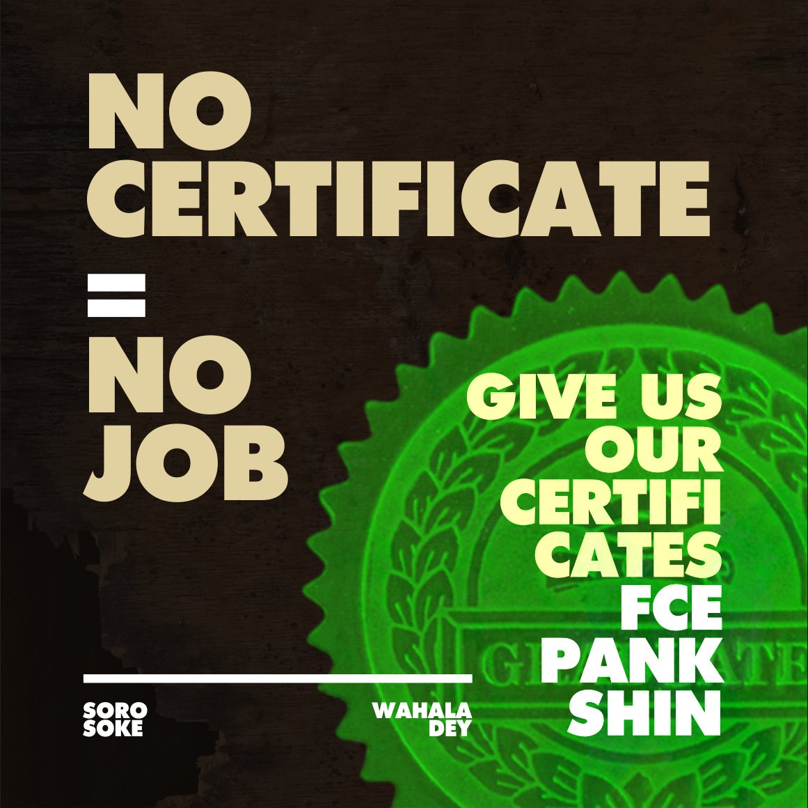 UncleNandom's tweet photo. The Federal College of Education Pankshin, Plateau State, Nigeria is not doing it's recent graduates good by not issuing them certificates after years of study and not mobilizing them for the NYSC after some years now. This issue is not new at all and the past students of this... https://t.co/r5Lm4DlGK2