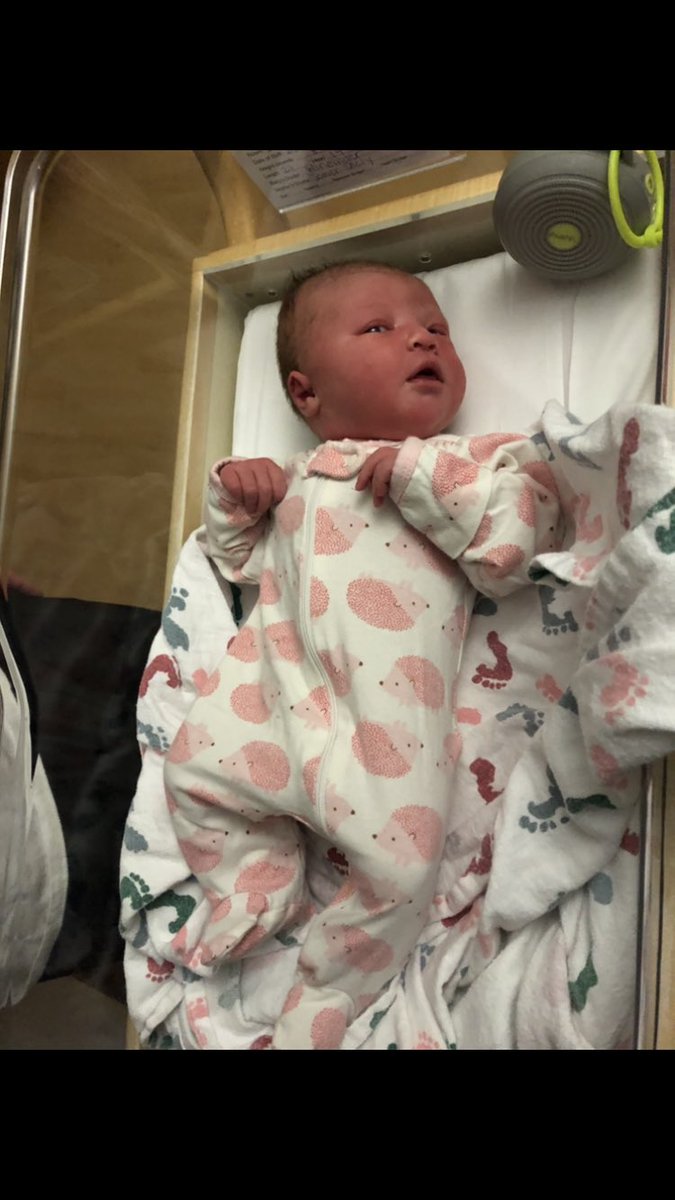 Millie Rose Lusienski 
8lbs 3oz 
21 in
Loves bows on her head