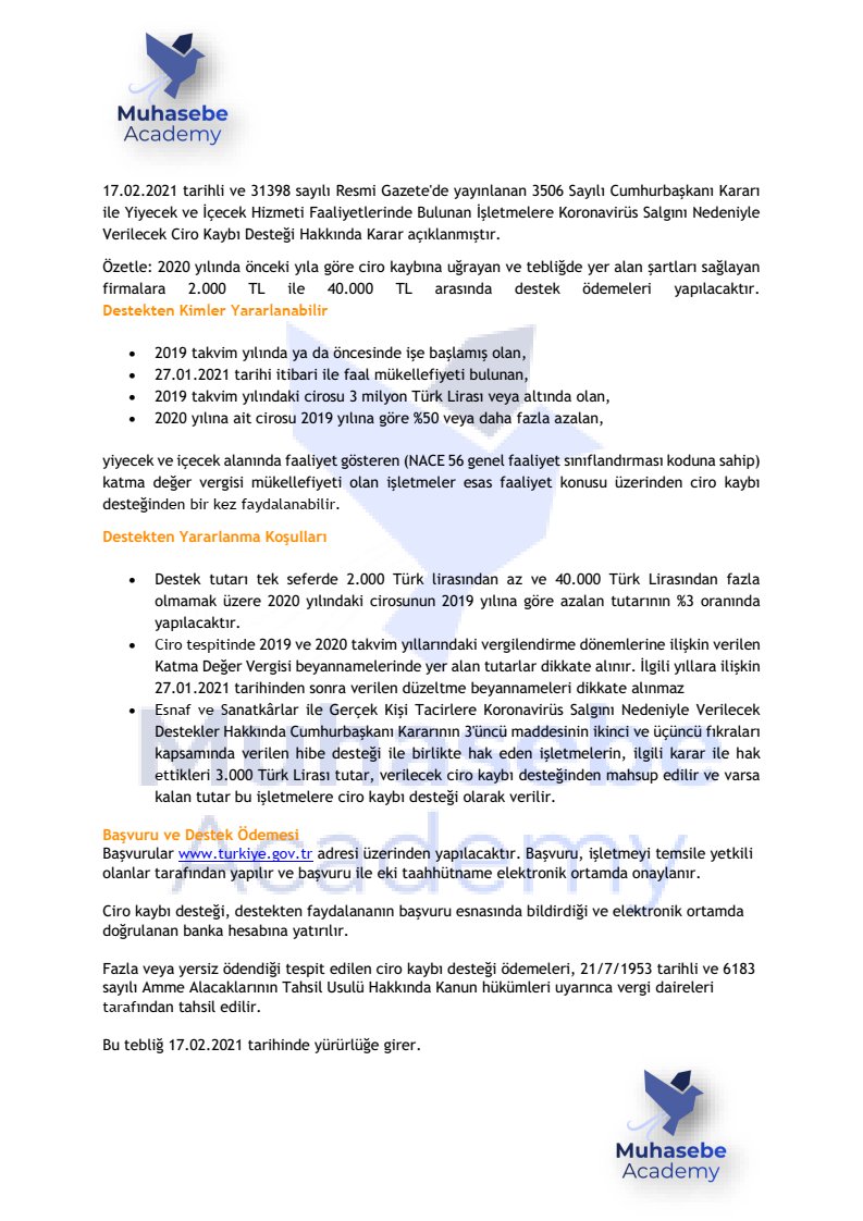 𝐘İ𝐘𝐄𝐂𝐄𝐊 𝐕𝐄 İÇ𝐄𝐂𝐄𝐊 𝐒𝐄𝐊𝐓Ö𝐑Ü𝐍𝐃𝐄 𝐅𝐀𝐀𝐋İ𝐘𝐄𝐓 𝐆Ö𝐒𝐓𝐄𝐑𝐄𝐍𝐋𝐄𝐑𝐄 𝐂İ𝐑𝐎 𝐊𝐀𝐘𝐁𝐈 𝐃𝐄𝐒𝐓𝐄Ğİ