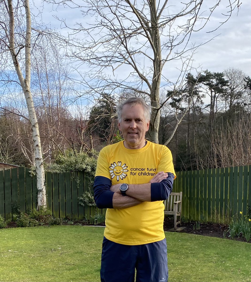 DavidSterling7's tweet photo. 5 miles in the sun this morning and 43 towards my @CancerFundChild #Fun50 target of 50 by the end of Feb. Thanks to all who’ve donated so far - we need to raise £2.5m every year to deliver our community and residential services. Check out my @JustGiving the Fun 50 page. https://t.co/You3DuK9DU