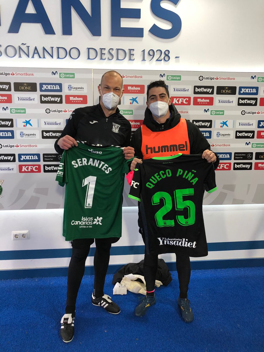 quecopinha's tweet photo. Felices de tenerte de nuevo en casa!! 
@cdleganes 🔵⚪️ @JASerantes 
Has vuelto 🇪🇸 y ya nada te parará🚀🚀🧤🧤
Ojalá en el fútbol más personas como tú.
Se te echa de menos amigo!! https://t.co/FVfDj4JVpQ