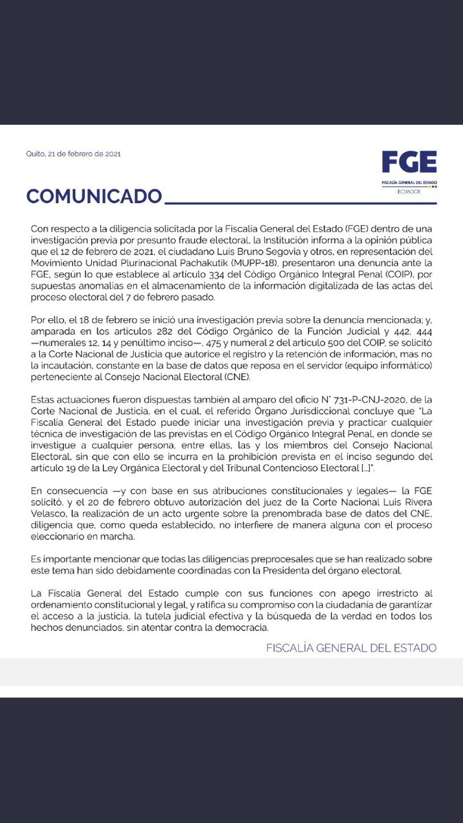 Anticuantico's tweet photo. #FueraSalazar
#FueraCeli

#NoAlGolpeElectoral

¿Y los observadores de la @OEA_oficial ?
Calladitos, escondidos o ¿ya se fueron?
¿No se van a pronunciar por la descarada intromisión de @FiscaliaEcuador en el proceso electoral?
No nos roben las elecciones ! @Almagro_OEA2015 https://t.co/vHYSiwLMiH