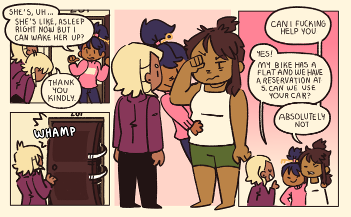 roughly 3 months later and this klapollo + faraskye comic is finally finished............ hallelujah