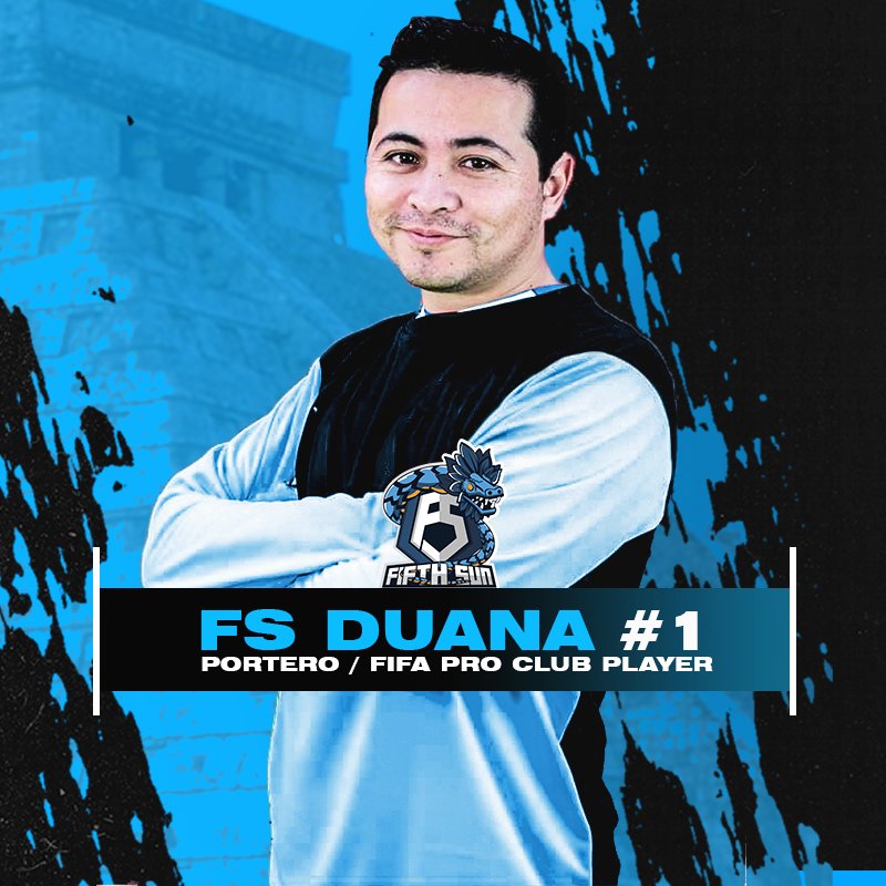 ClubFIFTHSUN's tweet photo. 📝 | #OFICIAL Nuestro portero @Duanac fue fichado en @VPN_Faisanes de la Tercera Division en la Liga Virtual Mexicana de @VPN_MEXICO
¡Con todo Duana! ⭐
#OrgulloFS 🔵⚫ https://t.co/tIS8O5x02l