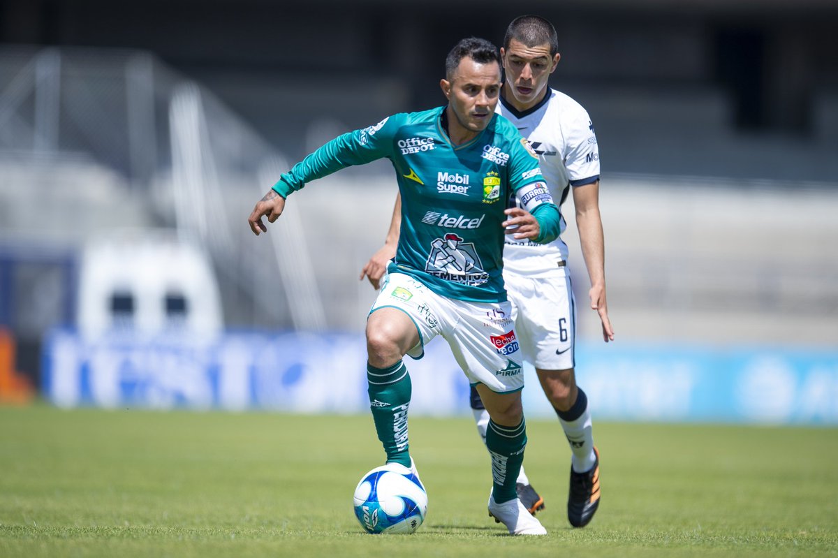 O La Fiera tem 10 jogos consecutivos marcando contra o Pumas, seja em León ou na Cidade do México 🦁 👏👏👏 https://t.co/0ZqPCMPu14