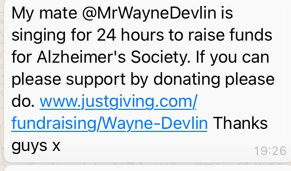 Great cause and a top guy x