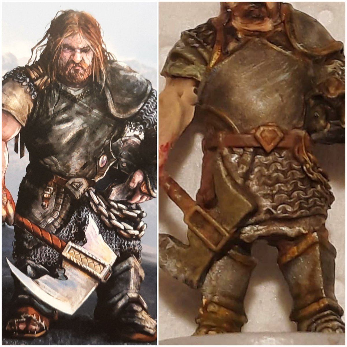 CFhtagn's tweet photo. Nach einer Stunde schon ganz zufrieden mit dem Ergebnis
Hab über ein Jahr nicht mehr den Pinsel geschwungen
#citadel #warhammer #mahet #dieZwerge #Dwarfs https://t.co/Mnu2Hr6NhT