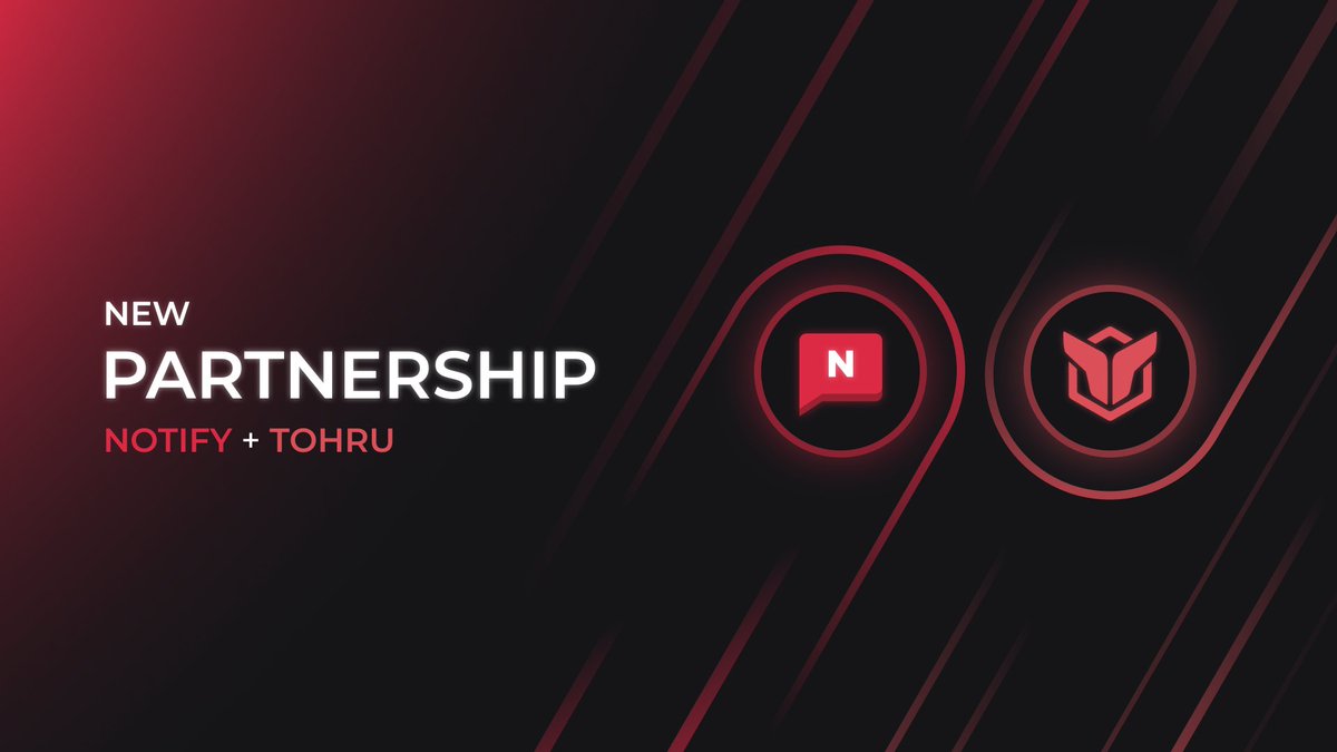 Announcing bot partner #10: Tohru! 

Notify members will get exclusive access to what we have in store with our <a href="/TohruAIO_/">Tohru AIO</a> partnership. 

1 random retweet will get free access to Notify.
