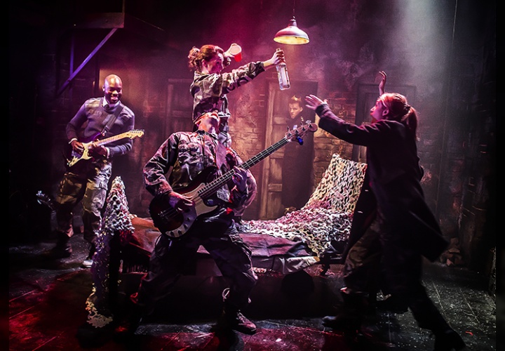 OffWestEndCom's tweet image. #OFFIES2021 announcing winner of #OFFIE for Design: Lighting: TOM WHITE for Macbeth Wiltons Music Hall @wiltonmusichall - congratulations!