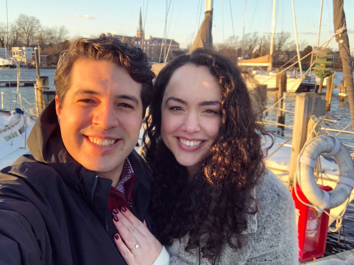 DylanGoldberg's tweet photo. Yesterday, on her family’s storied and sun-soaked dock, I got down on one knee I told the love of my life that I wanted to be her husband. I asked her to marry me and she said yes. I’m the luckiest man there’s ever been and our adventure continues. I love you, Elizabeth, forever. https://t.co/e9gAbAcSNS