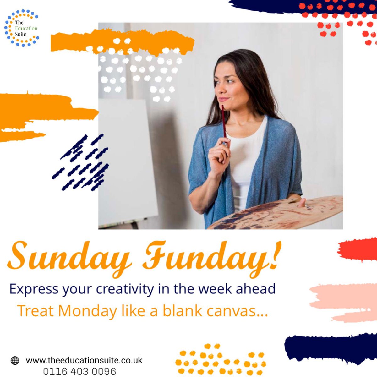 educationsuite's tweet photo. Sunday Funday! Monday is your blank canvas... paint it in your best colours ๐จ๐คฉ #TES #homeschooling #education #tuitionservice #tuition https://t.co/rOmaxnS6ke